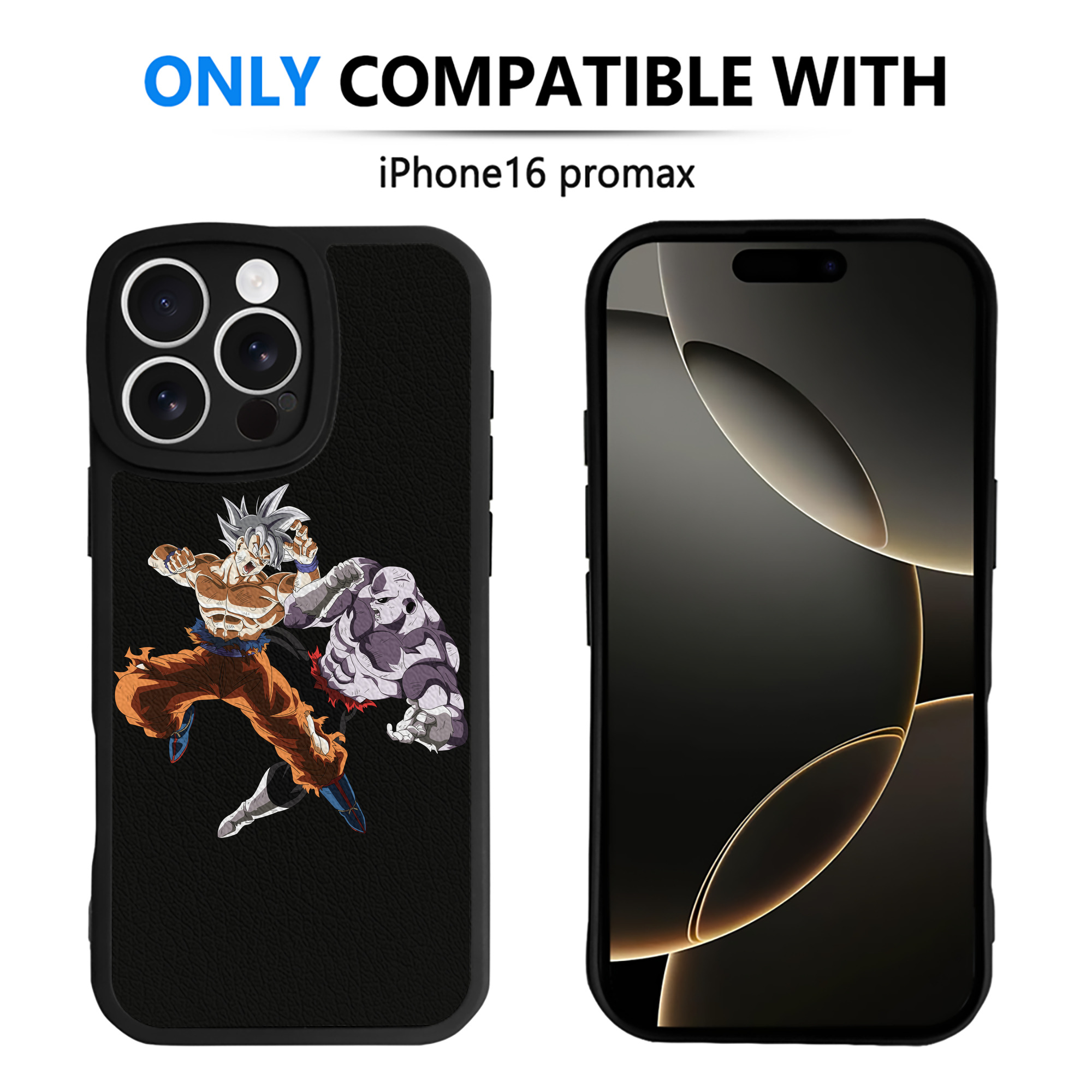 （画像用） ドラゴンボール 孫悟空（そん ごくう）Son Goku カカロット DRAGON BALL Kakarotto 【iPhone 16シリーズ対応】シリコンスマホケース（レザー調） 材質：シリコン
